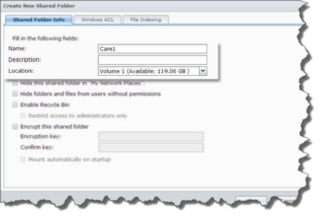 Creating a shared folder on your DiskStation NAS